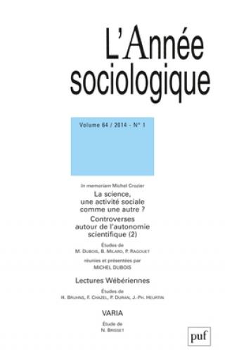 Annee Sociologique (L') France Magazine